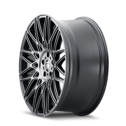 TOUREN TR78 3278 18X8 40MM 5x100 56.1MM BRUSHED MATTE BLACK W/DARK TINT