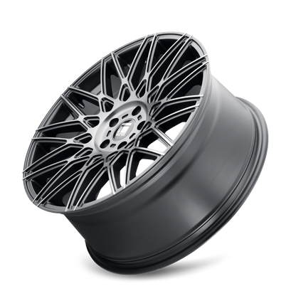 TOUREN TR78 3278 18X8 40MM 5x100 56.1MM BRUSHED MATTE BLACK W/DARK TINT