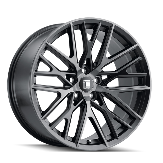 TOUREN TR91 3291 18X8 35MM 5-114.3 72.6MM BRUSHED MATTE BLACK W/DARK TINT