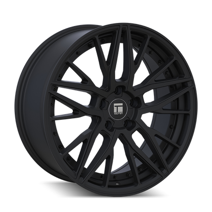 TOUREN TR93 3293 18X8 35MM 5-112 66.56MM SATIN BLACK/BLACK RIVET