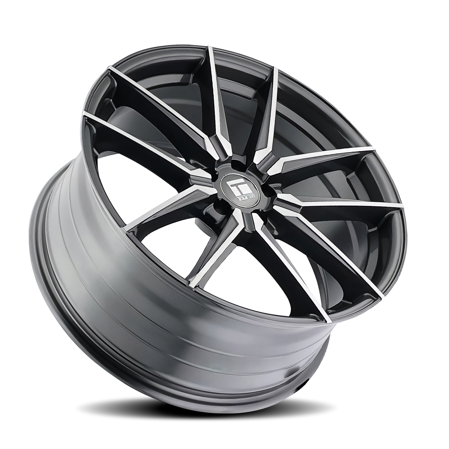 TOUREN TR94 20x9 35 5x108 BRUSHED W/ DARK GRAPHITE WINDOW