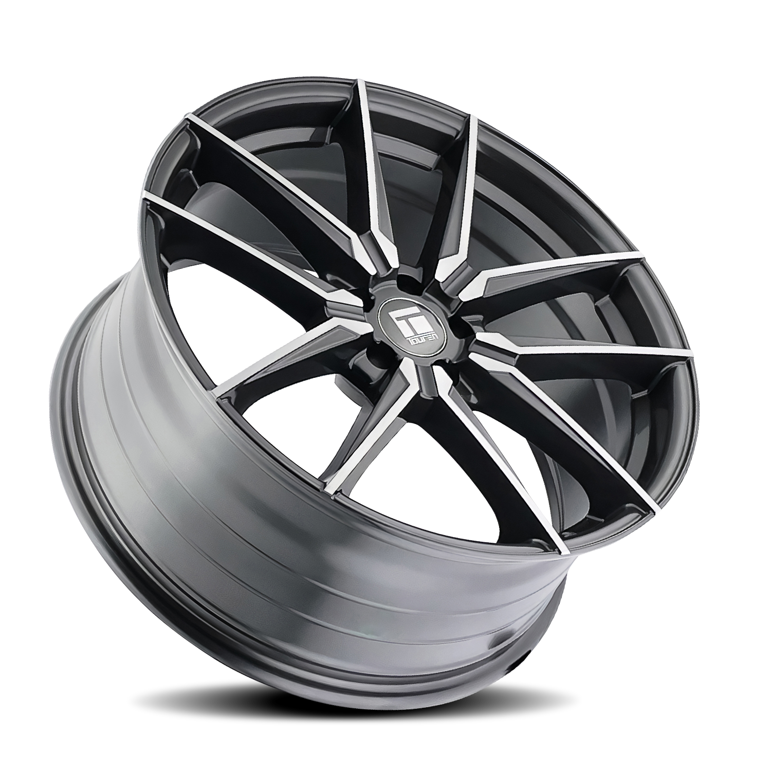 TOUREN TR94 20x9 35 5x108 BRUSHED W/ DARK GRAPHITE WINDOW