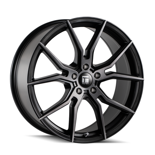 TOUREN TF01 3501 17X7.5 40MM 5x100 56.1MM BRUSHED MATTE BLACK W/DARK TINT