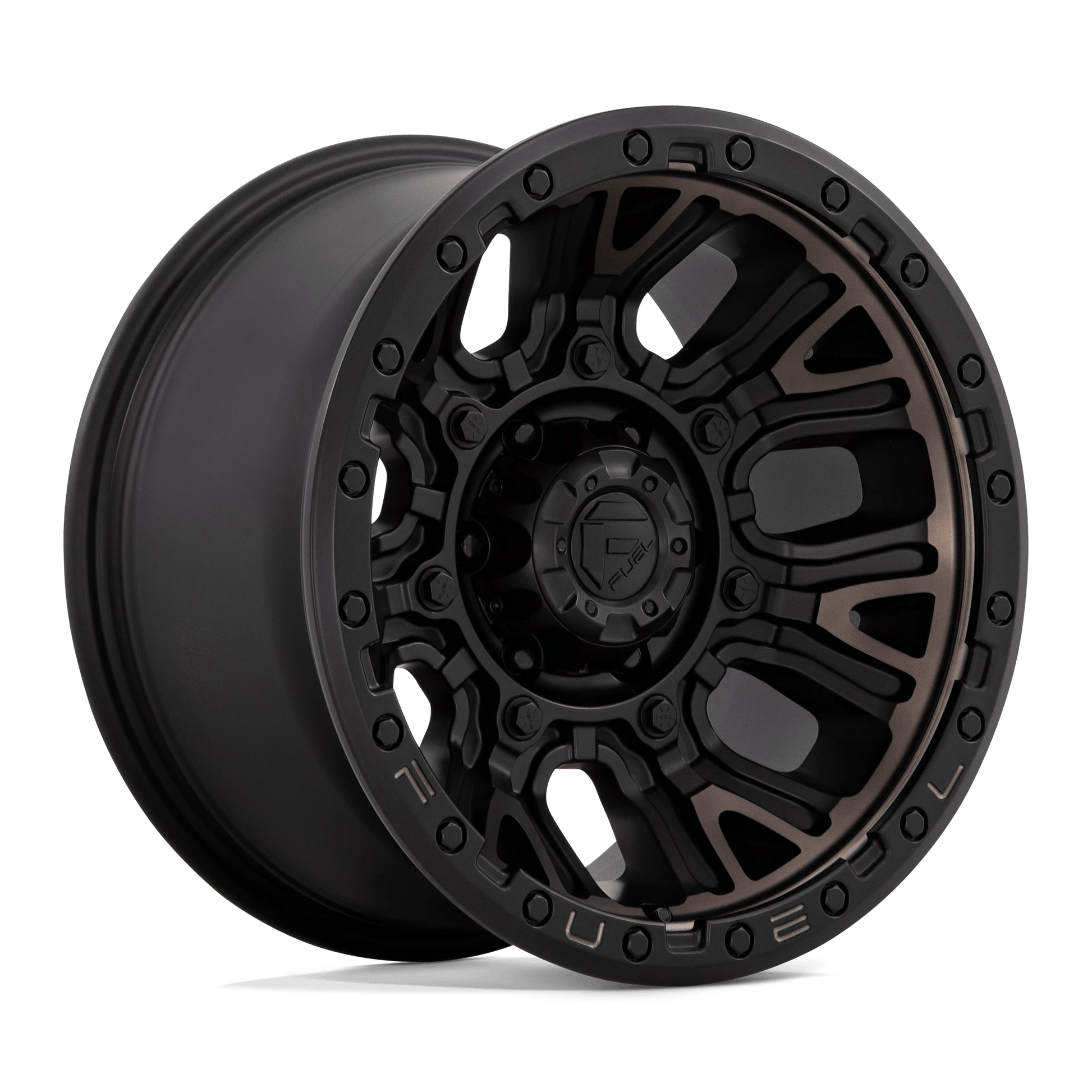 FUEL D824 TRACTION 17X9 6X5.5 M-BLK-DDT -12MM