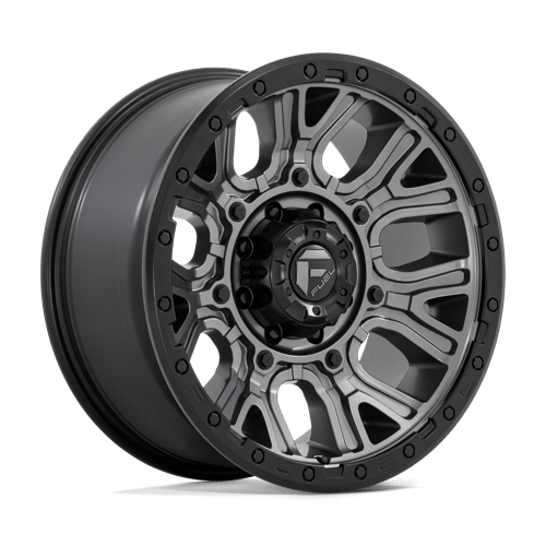 FUEL D825 TRACTION 20X9 8X6.5 M-GNMTL BLK-RG 1MM