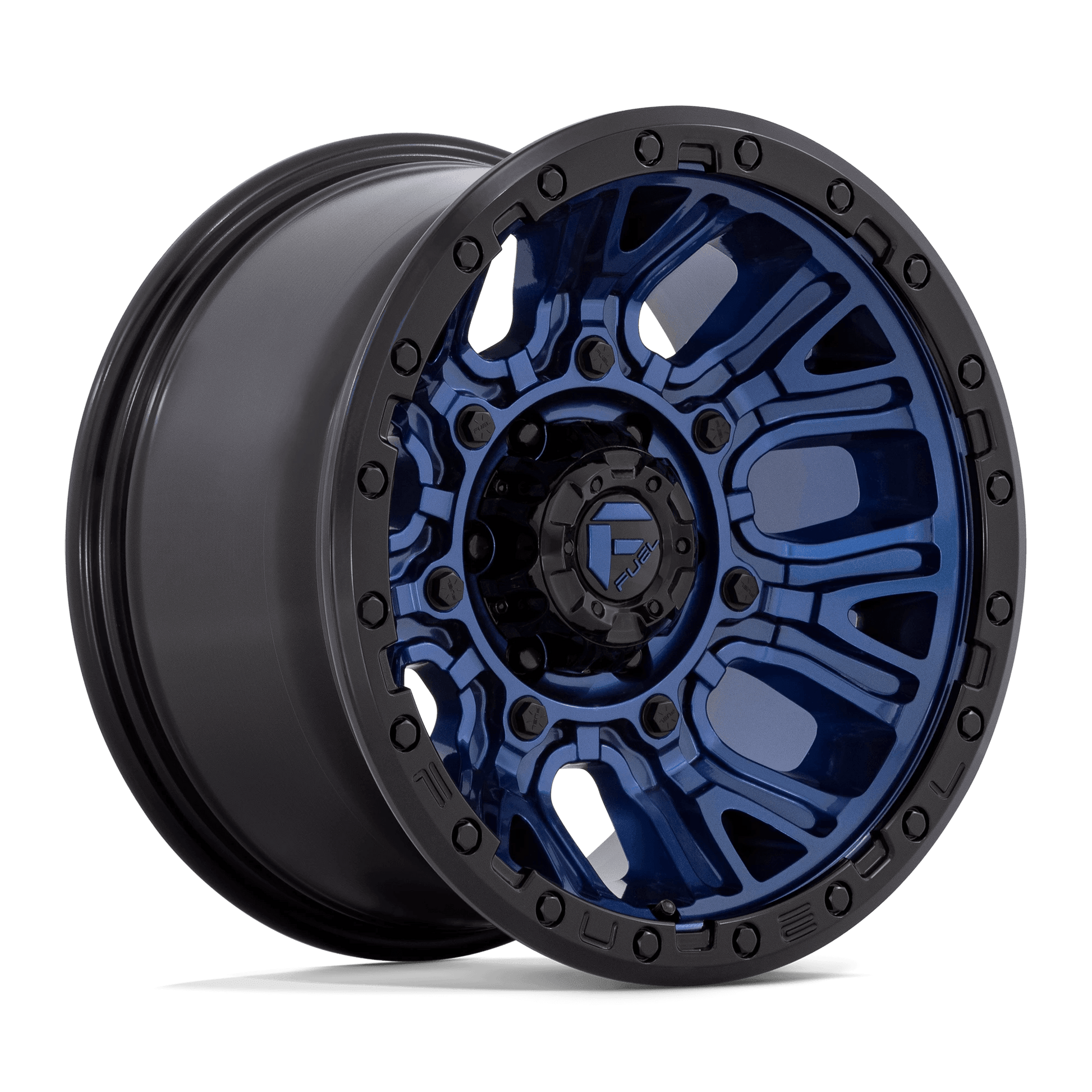 FUEL D827 TRACTION 20X9 5X5 DK-BLUE BLK-RG 1MM