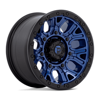 FUEL D827 TRACTION 17X9 6X5.5 DK-BLUE BLK-RG 1MM