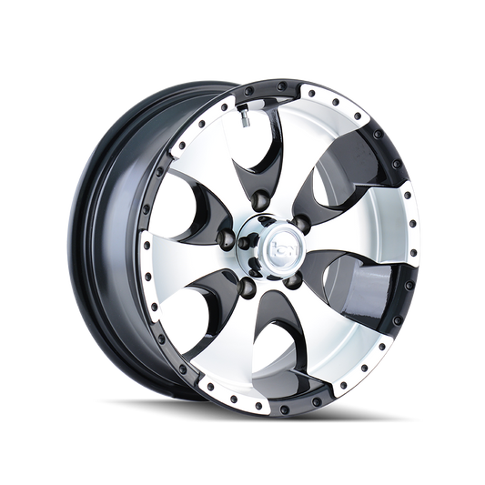 ION 136 136 14X6 0 5x114.3 BLACK/MACHINED