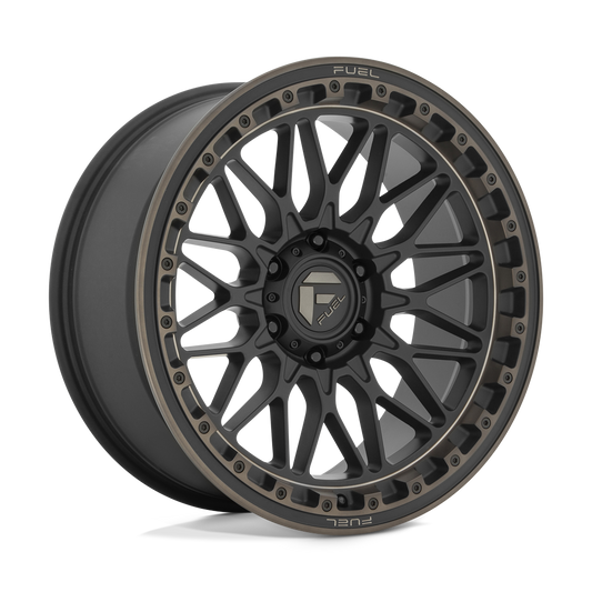 FUEL 1PC D759 TRIGGER 17X9 -12 5X127 MATTE BLACK DARK TINT