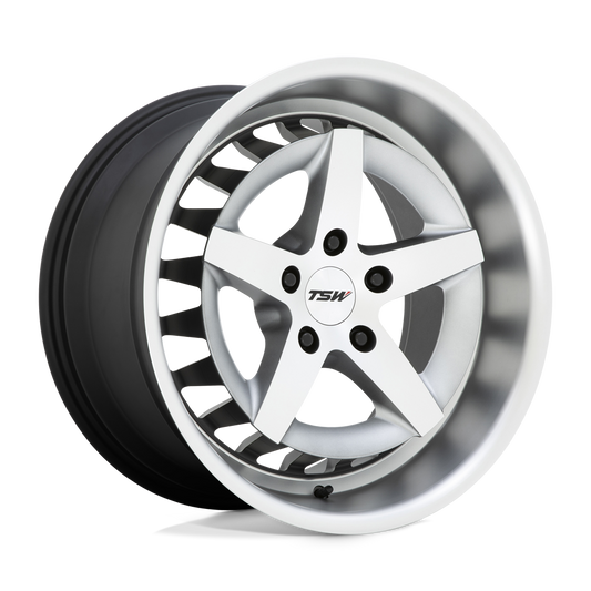 TSW DEGNER 18X8.5 20 5X112 MATTE TITANIUM WITH MACHINED FACE