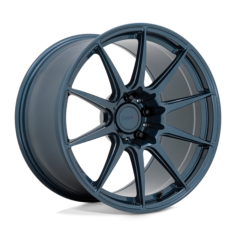 TSW KEMORA 18X10.5 35 5X112 GLOSS DARK BLUE C-BORE 66.56