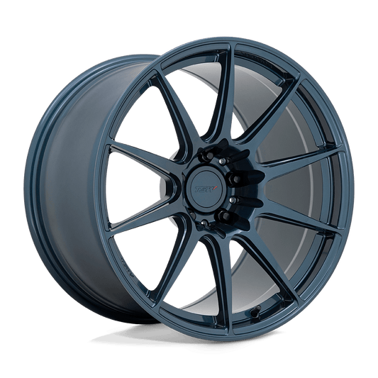 TSW KEMORA 18X9.5 38 5X114.3 GLOSS DARK BLUE C-BORE 76.1