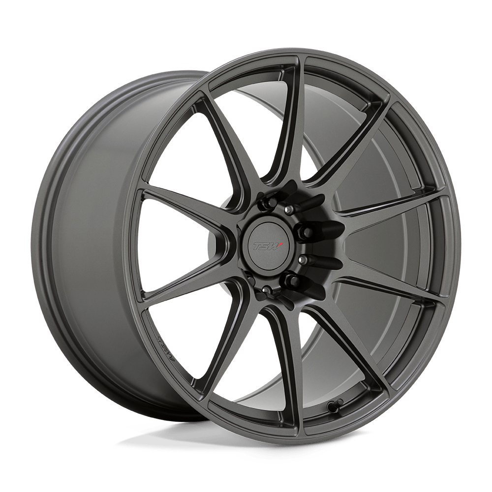 TSW KEMORA 18X9 45 5X112 MATTE GUNMETAL C-BORE 66.56