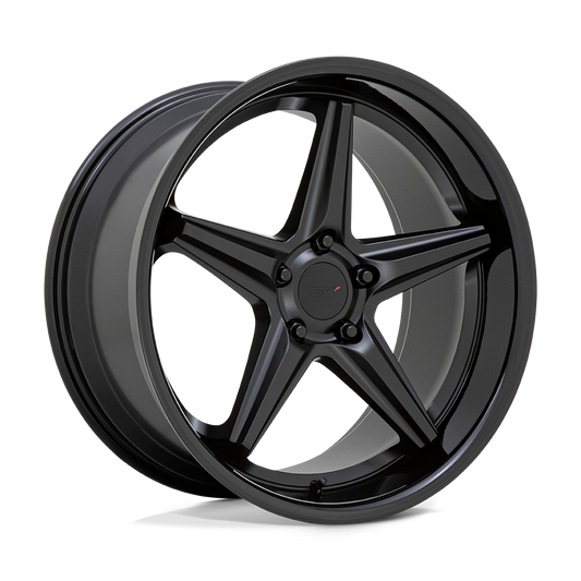 TSW LAUNCH 19X9.5 40 5X120/5X4.72 MATTE BLACK WITH GLOSS BLACK LIP
