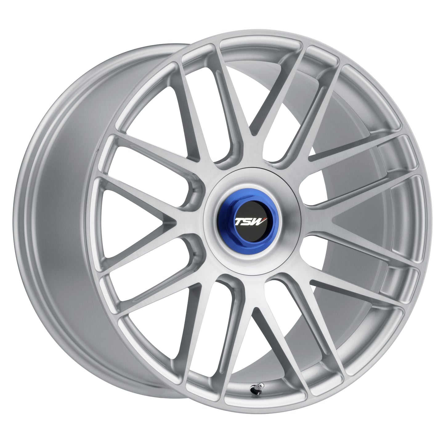 TSW HOCKENHEIM-T 19X8.5 35 5X120/5X4.72 SILVER W/ BRUSHED SILVER FACE & BALL MILLED SPOKE