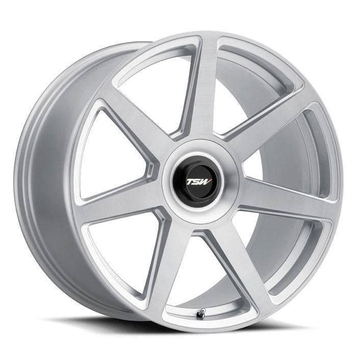 TSW EVO-T 20X9 20 5X114.3 SILVER W/ BRUSHED FACE