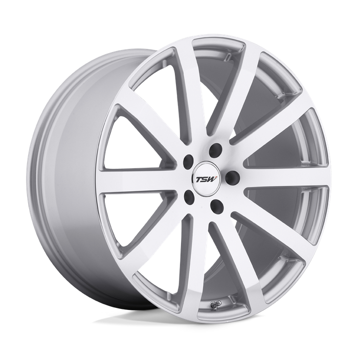 TSW BROOKLANDS 18X8 20 5X120/5X4.72 SILVER W/ MIRROR-CUT FACE