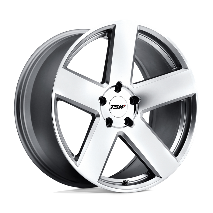 TSW BRISTOL 18X8.5 30 5X120/5X4.72 SILVER W/ MIRROR-CUT FACE
