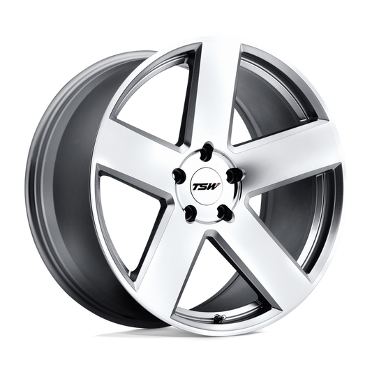 TSW BRISTOL 18X8.5 30 5X120/5X4.72 SILVER W/ MIRROR-CUT FACE
