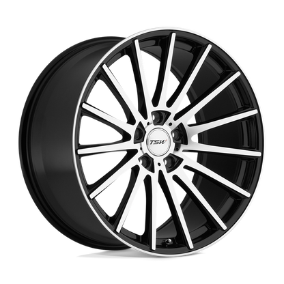 TSW CHICANE 17X8 35 5X120/5X4.72 GLOSS BLACK W/ MIRROR FACE