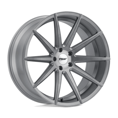 TSW CLYPSE 19X8.5 20 5X120/5X4.72 TITANIUM W/ MATTE BRUSHED FACE