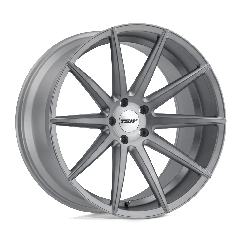 TSW CLYPSE 20X8.5 40 5X114.3/5X4.5 TITANIUM W/ MATTE BRUSHED FACE