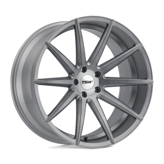TSW CLYPSE 18X8.5 20 5X114.3/5X4.5 TITANIUM W/ MATTE BRUSHED FACE