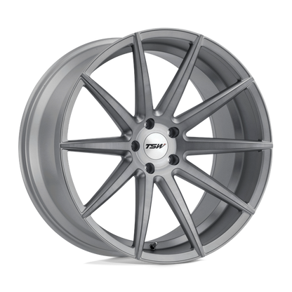 TSW CLYPSE 20X8.5 40 5X114.3/5X4.5 TITANIUM W/ MATTE BRUSHED FACE