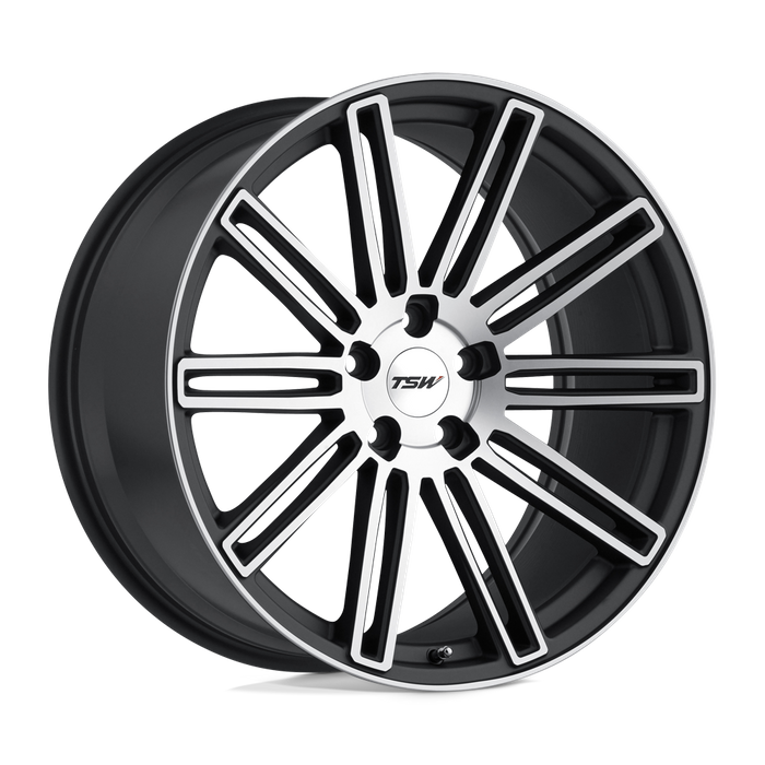 TSW CROWTHORNE 17X8 35 5X120/5X4.72 MATTE GUNMETAL W/ MATTE MACHINE FACE