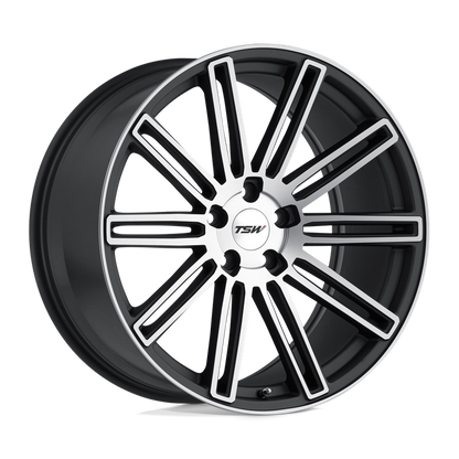 TSW CROWTHORNE 17X8 35 5X120/5X4.72 MATTE GUNMETAL W/ MATTE MACHINE FACE