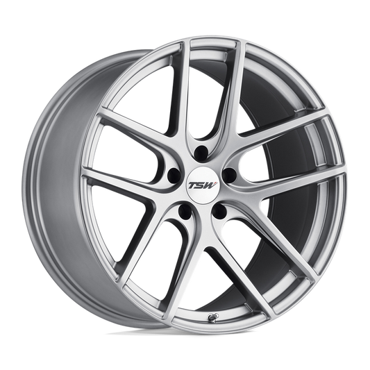 TSW GENEVA 18X8.5 15 5X120/5X4.72 MATTE TITANIUM SILVER