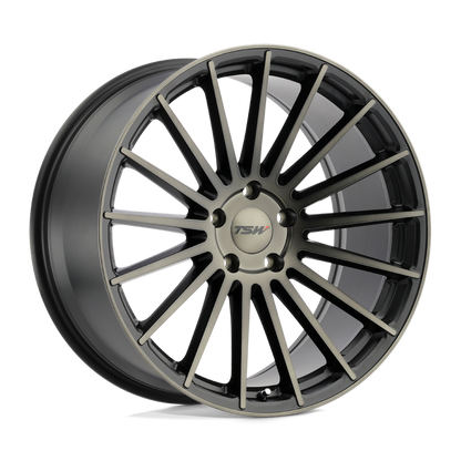 TSW LUCO 18X8.5 30 5X114.3/5X4.5 MATTE BLACK W/ MACHINE FACE & DARK TINT
