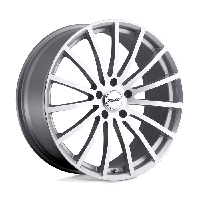 TSW MALLORY 18X8 20 5X120/5X4.72 SILVER W/ MIRROR CUT FACE