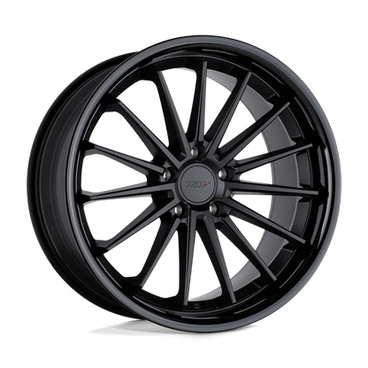 TSW MARINA 18X8.5 35 5X120/5X4.72 MATTE BLACK W/ GLOSS BLACK LIP