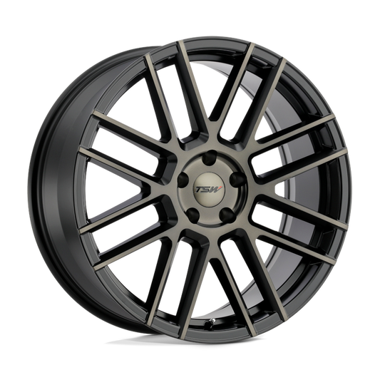 TSW MOSPORT 18X8.5 20 5X114.3/5X4.5 MATTE BLACK W/ MACHINE FACE & DARK TINT