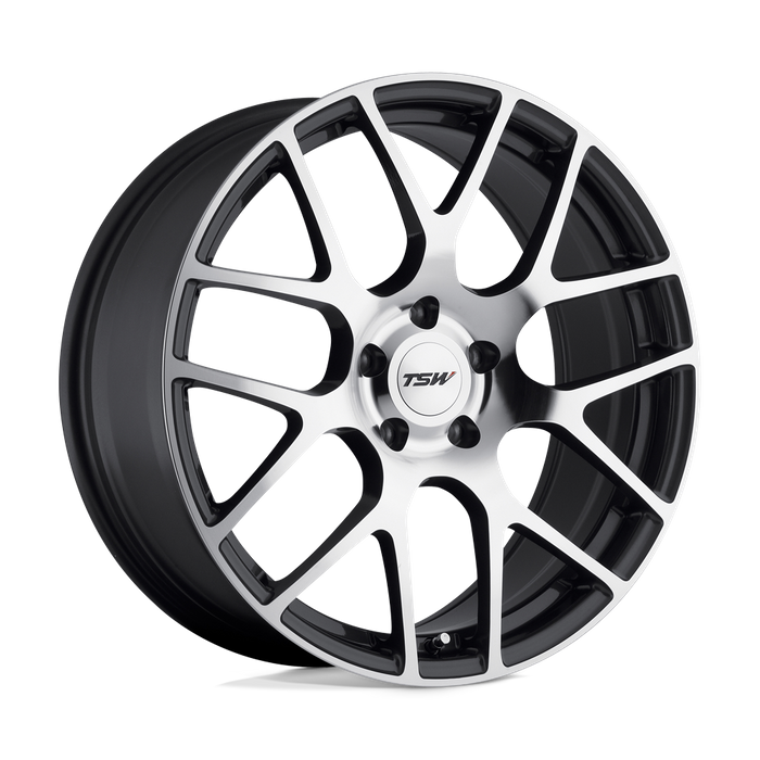 TSW NURBURGRING 18X10.5 65 5X120.65/5X4.75 GUNMETAL W/ MIRROR CUT FACE