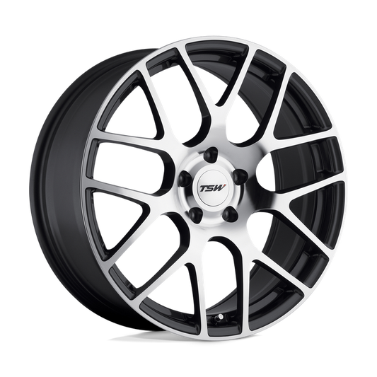 TSW NURBURGRING 18X8 40 5X105/5X105 GUNMETAL W/ MIRROR CUT FACE