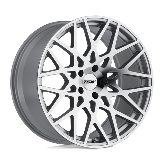 TSW VALE 18X9.5 40 5X114.3/5X4.5 SILVER W/ MIRROR CUT FACE
