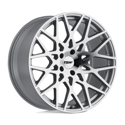 TSW VALE 18X8.5 20 5X120/5X4.72 SILVER W/ MIRROR CUT FACE
