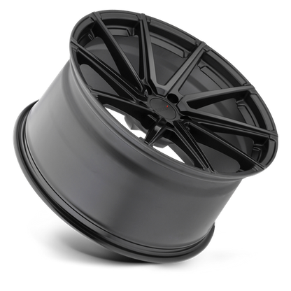 TSW WATKINS 20X10 25 5X112 DOUBLE BLACK - MATTE BLACK W/ GLOSS BLACK FACE