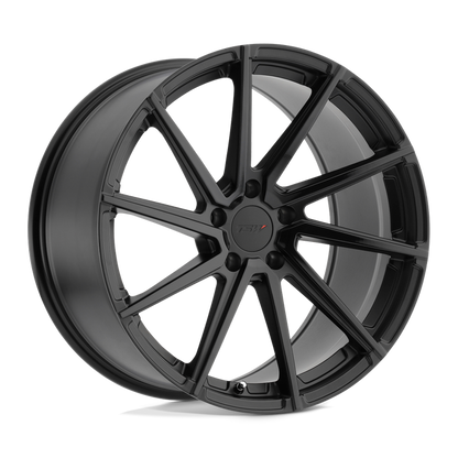 TSW WATKINS 18X8.5 40 5X114.3/5X4.5 DOUBLE BLACK - MATTE BLACK W/ GLOSS BLACK FACE