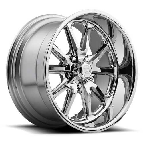 US Mag 1PC U110 RAMBLER 20X10.5 30 5X120/5X4.72 CHROME PLATED