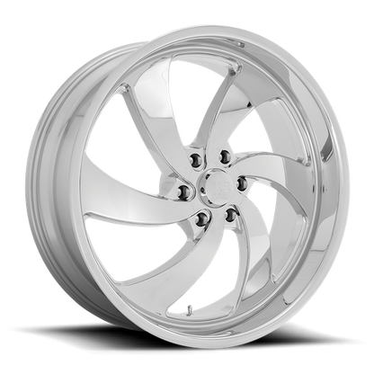 US Mag 1PC U132 DESPERADO 24X9 25 6X135/6X5.3 Chrome