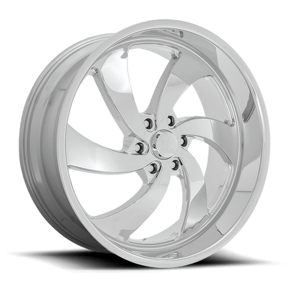 US Mag 1PC U132 DESPERADO 24X10 25 6X139.7 CHROME