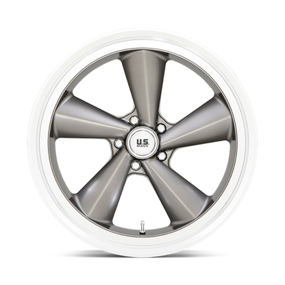 US Mag 1PC U137 TS 22X9 15 5X127 ANTHRACITE WITH DIAMOND CUT LIP