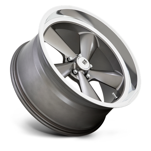 US Mag 1PC U137 TS 22X10.5 0 5X127 ANTHRACITE WITH DIAMOND CUT LIP
