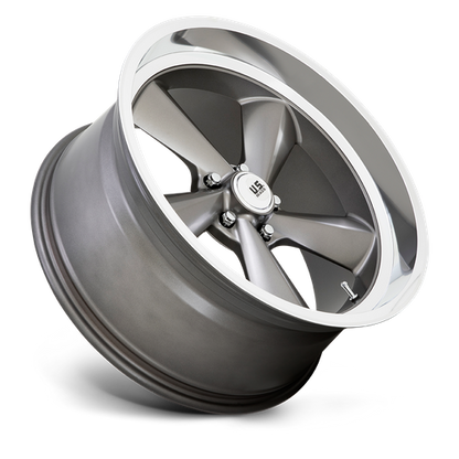 US Mag 1PC U137 TS 22X10.5 0 5X127 ANTHRACITE WITH DIAMOND CUT LIP