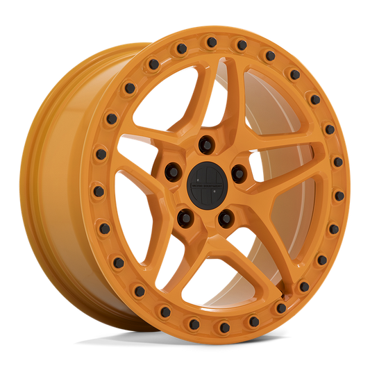 Victor Equipment BERG 17X8 10 5X130/5X130 GLOSS ORANGE WITH BLACK BOLTS