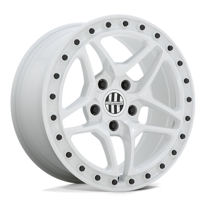 Victor Equipment BERG 18X8 20 5X130/5X130 GLOSS WHITE WITH BLACK BOLTS