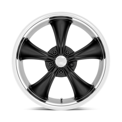 American Racing Vintage VN338 BOSS TT 20X8.5 2 5X127/5X5.0 Textured Black With Diamond Cut Lip